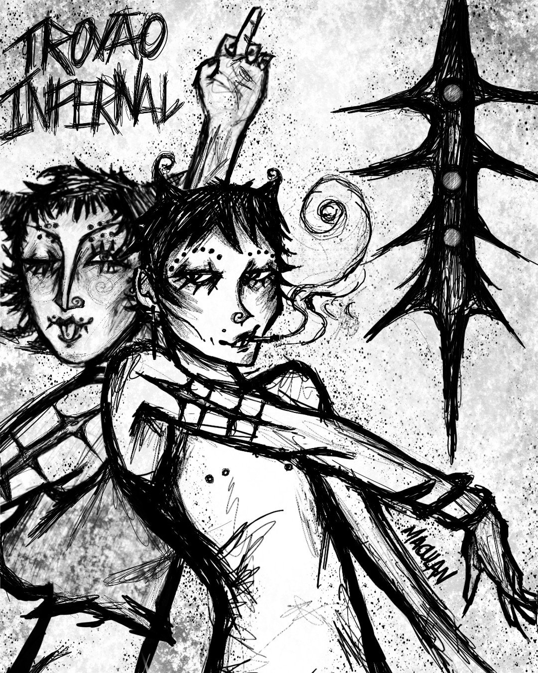 Concept Art trovão infernal — MACULANZICES
